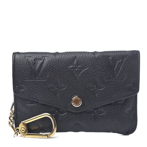 louis vuitton key pouch graphite|Louis Vuitton empreinte key pouch.